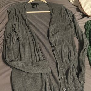 Grey cardigan haven’t used